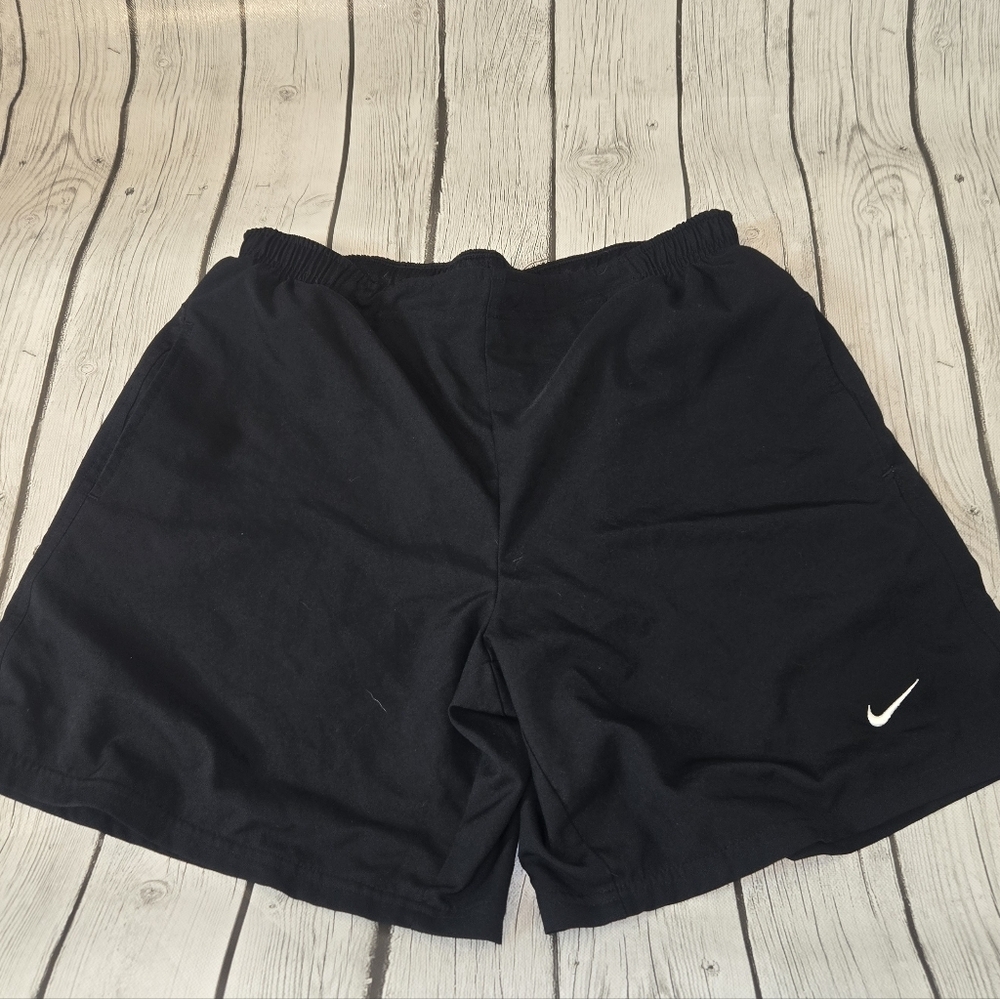 Vintage Nike Team FIT DRY Black Athletic Shorts Men’s Medium Y2K